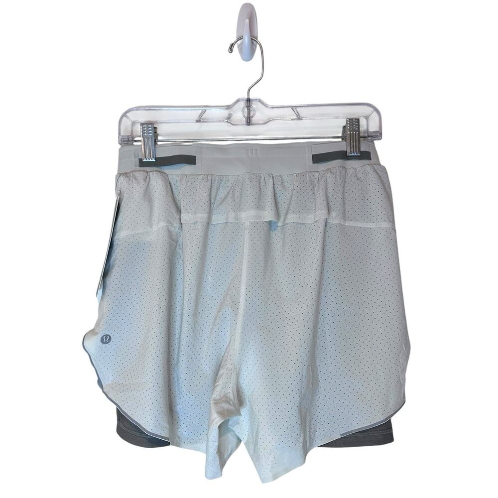 Lululemon Shorts Men Sz M ISEB FastFree Lined 5” Airflow Athleisure Gym LM7BAAS - Picture 10 of 15